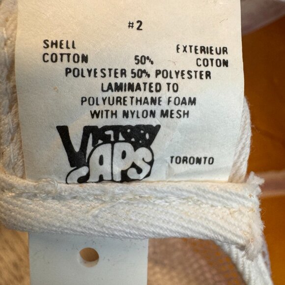 Vintage 80's CANOX Welding Tools Stitched Logo Patch Snapback Trucker Hat - Picture 4 of 5